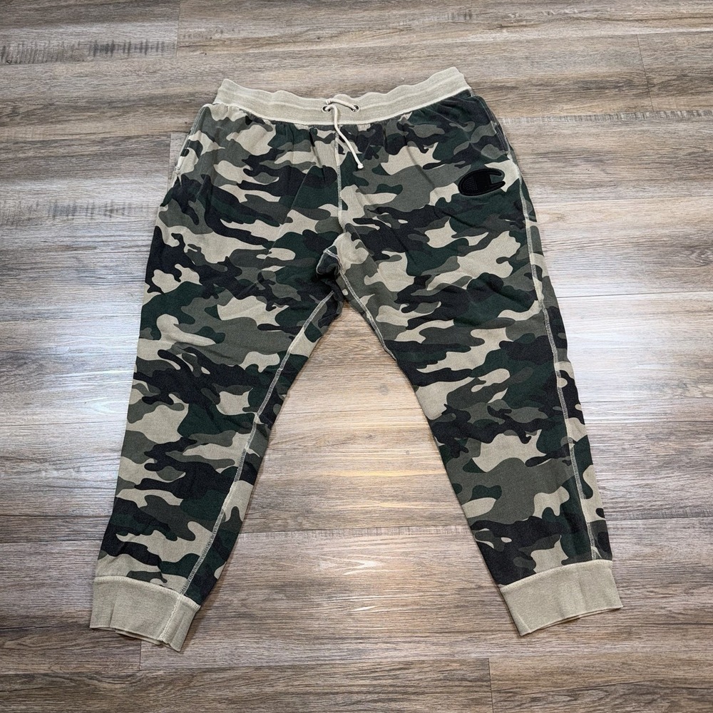 Champion Pants Mens 2X-Large Camouflage Jogger Sweatpants Authentic Athleticwear